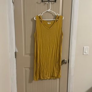 Sleeveless short stretchy dress